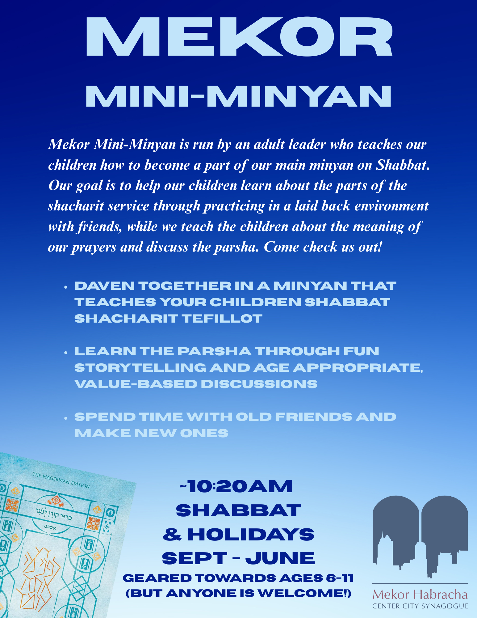 Mekor Habracha newsletter image